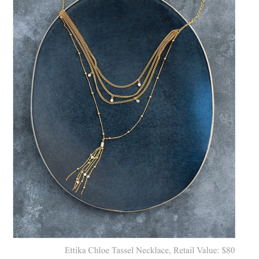 Ettika Chloe Tassel Necklace